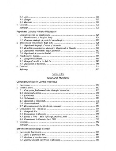 Ideologii politice actuale....