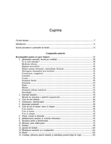 Incursiune în medicina naturistă