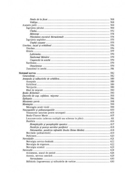 Incursiune în medicina naturistă