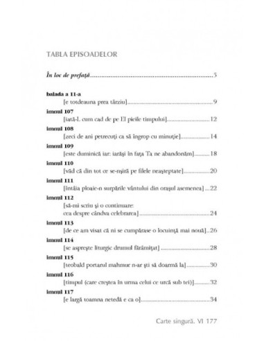 Partea din toate (Carte singură, VI)