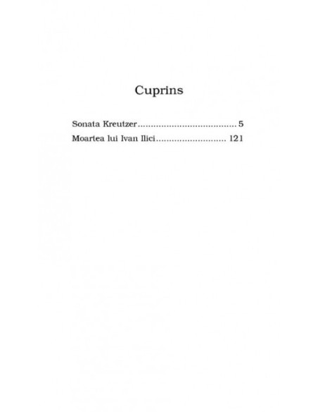 Sonata Kreutzer • Moartea lui Ivan Ilici 