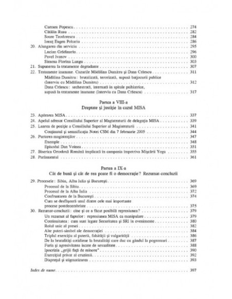 MISA. Radiografia unei represiuni