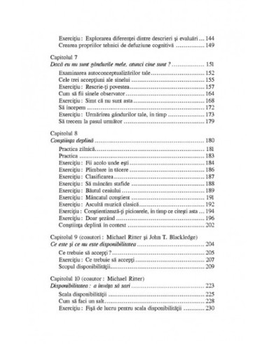 Noua terapie prin acceptare şi...