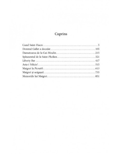 Integrala Maigret. Volumul I