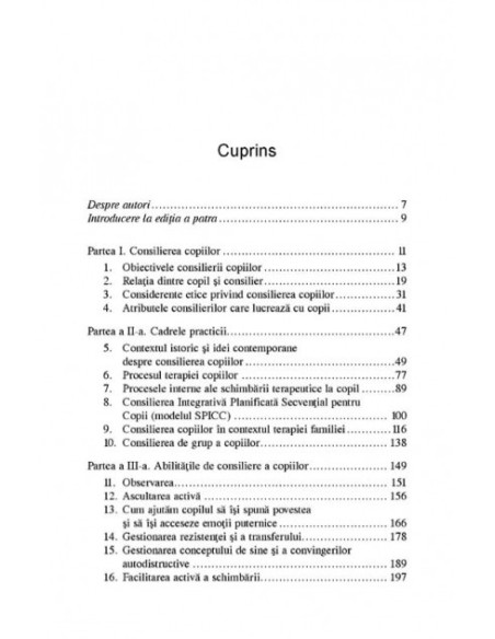 Consilierea copiilor. O introducere practică