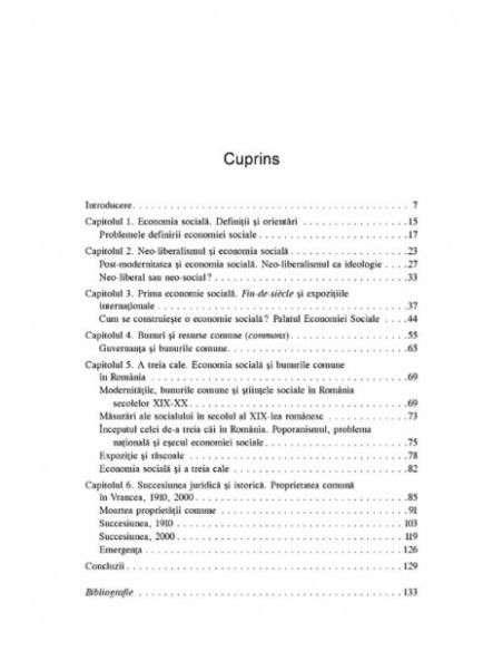 Economie socială, bunuri și proprietăți comune în România