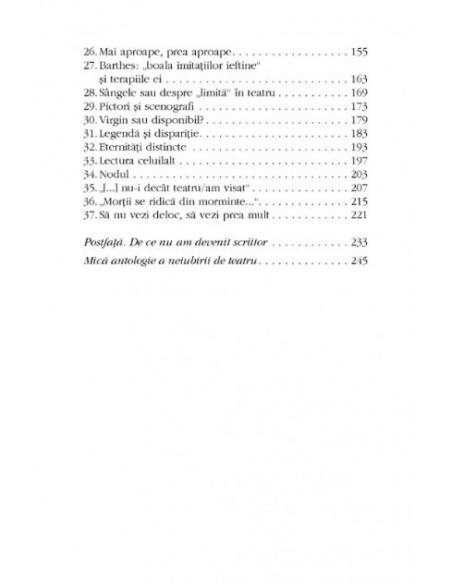 Iubire și neiubire de teatru