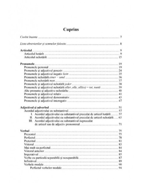 Limba germană. Exerciții de gramatică și vocabular (ediția a VIII-a revăzută și adăugită)