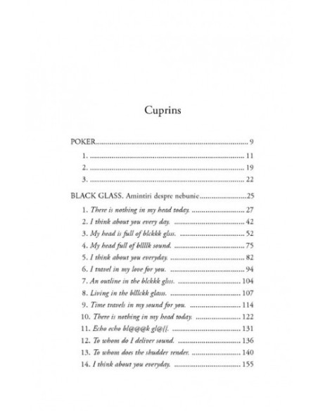 Poker. Black Glass