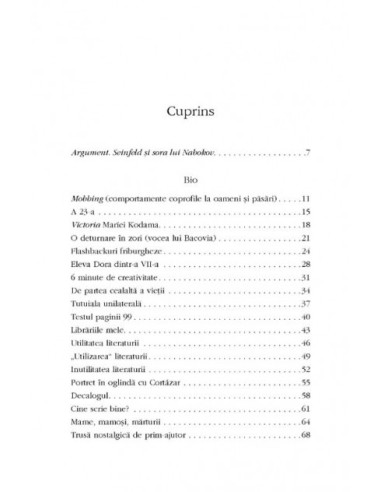 Seinfeld și sora lui Nabokov