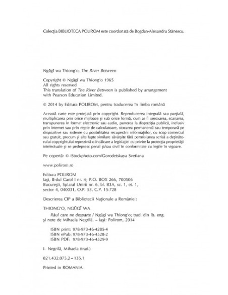 Râul care ne desparte