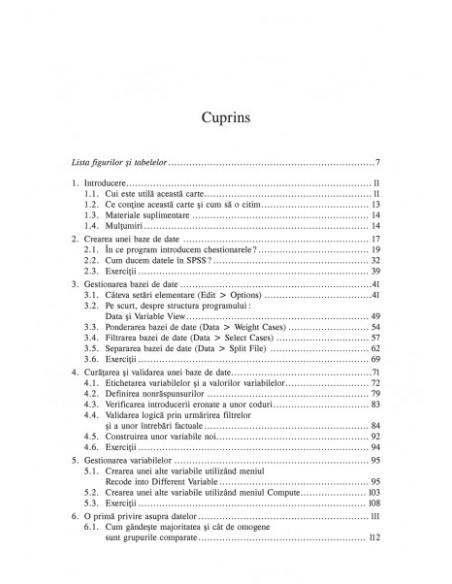 Introducere în SPSS pentru cercetarea socială și de piață