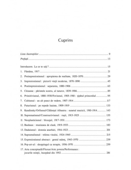 O istorie a artei moderne
