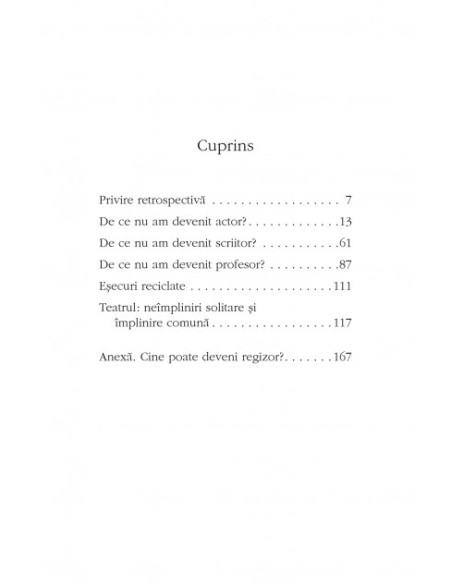 Monologurile neîmplinirii