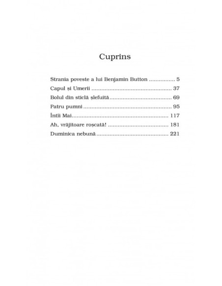 Strania poveste a lui Benjamin Button şi alte întâmplări din epoca jazzului 