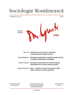 Sociologie românească....