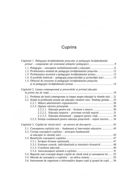 Pedagogia preșcolarității și școlarității mici