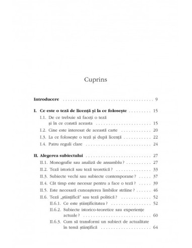 Cum se face o teză de licenţă Cum se face o teză de licenţă