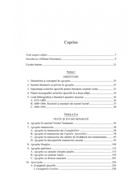 Agrapha. Fragmente extracanonice ale Scripturii