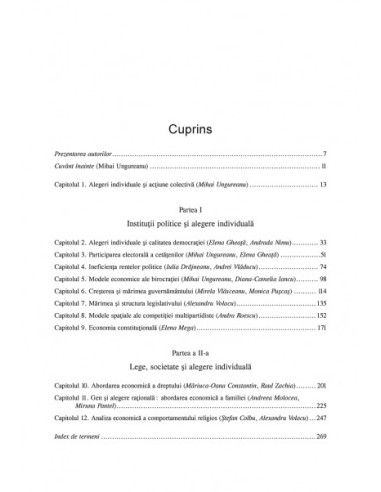 Instituții, alegeri individuale și...