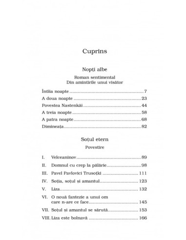 Nopţi albe. Soţul etern