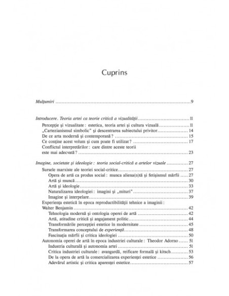 Moduri de a percepe. O introducere în teoria artei moderne şi contemporane