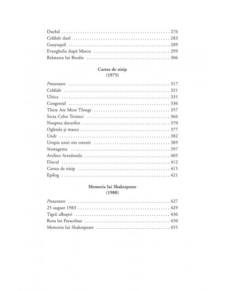 Cartea de nisip. Proză completă 2