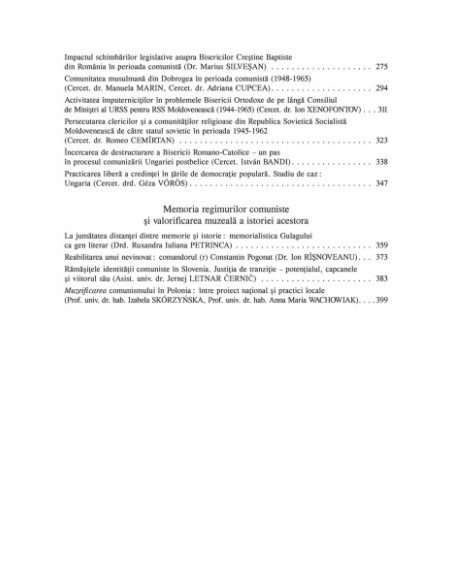 Stalinizare și destalinizare. Evoluții instituționale și impact social