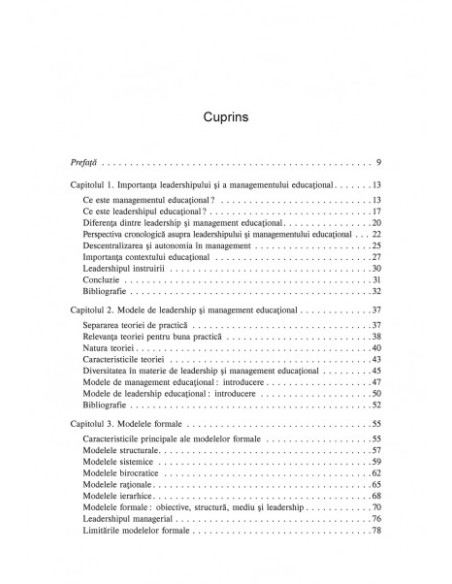 Leadership şi management educaţional