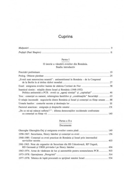 Securitatea și vânzarea evreilor. Istoria acordurilor secrete dintre România și Israel