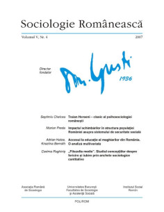 Sociologie românească....