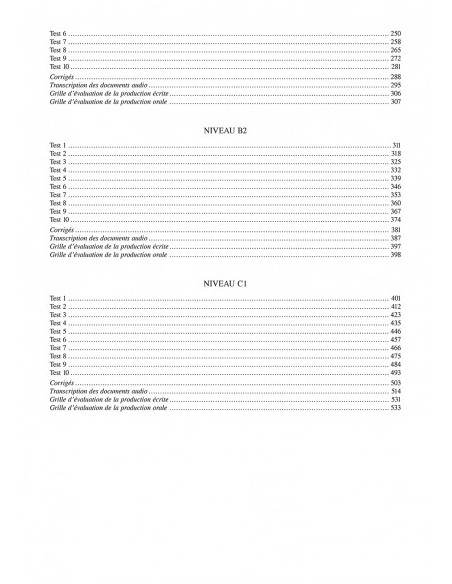 Teste DELF/DALF. Nivelurile A1, A2, B1, B2, C1