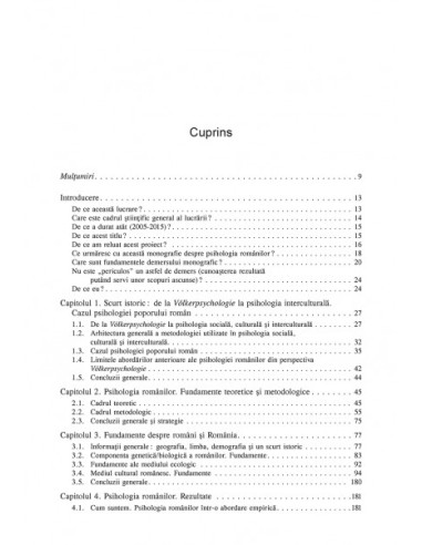 Psihologia poporului român Psihologia poporului român
