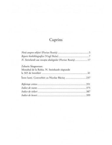 Convorbiri cu Zaharia Sângeorzan și... Convorbiri cu Zaharia Sângeorzan și...