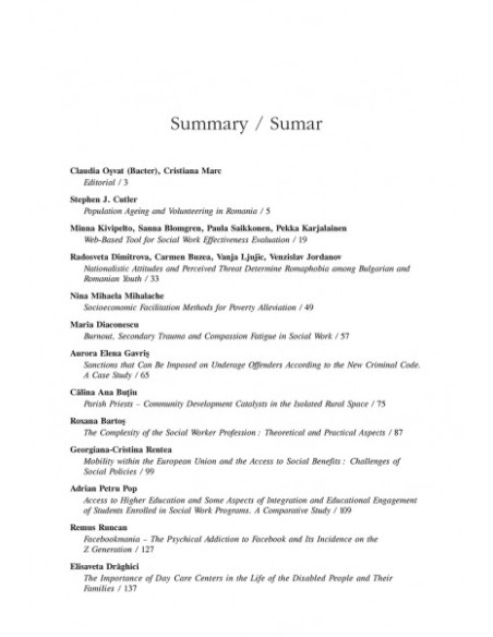 Revista de Asistență Socială. Nr. 3/2015
