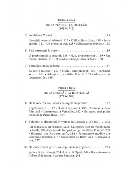 O istorie erotică a curţii de la Versailles