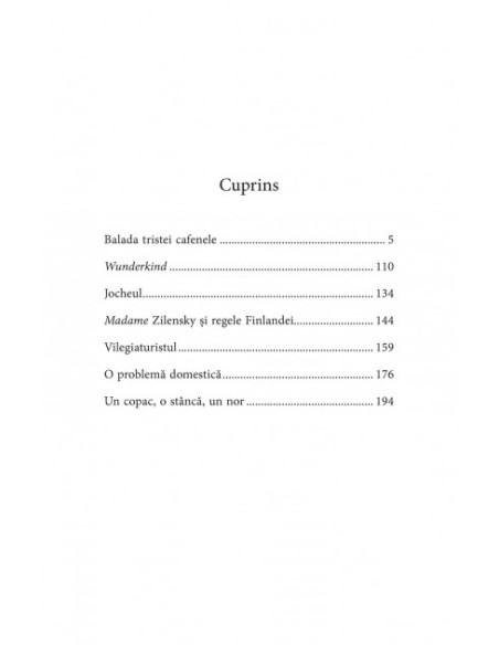 Balada tristei cafenele