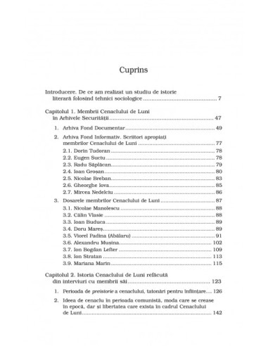 O istorie a Cenaclului de Luni