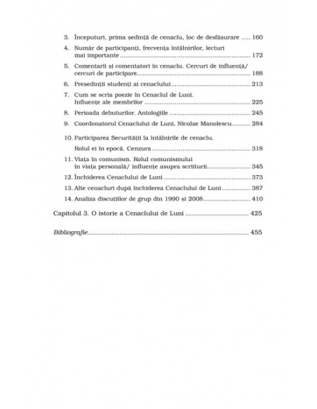 O istorie a Cenaclului de Luni