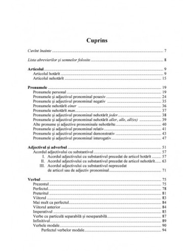 Limba germană. Exerciții de gramatică...