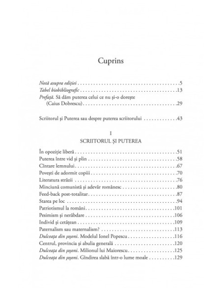 Scriitorul și Puterea sau despre puterea scriitorului