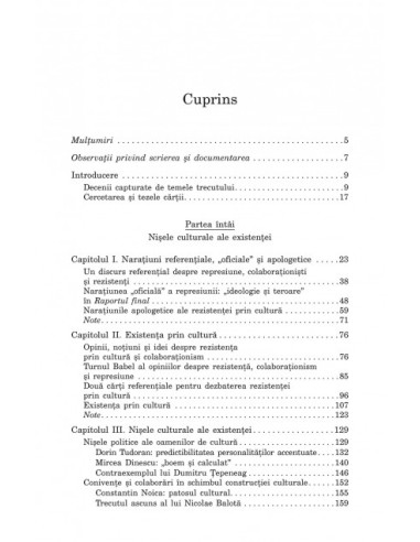 Existenţa prin cultură. Represiune,... Existenţa prin cultură. Represiune,...