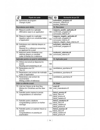 Modele de scrisori profesionale în...