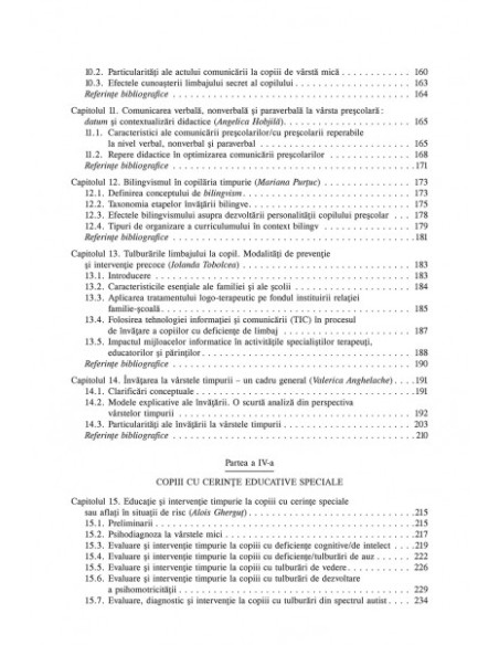 Dezvoltarea copilului și educația timpurie