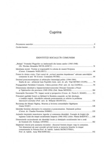 Identități sociale, culturale, etnice...