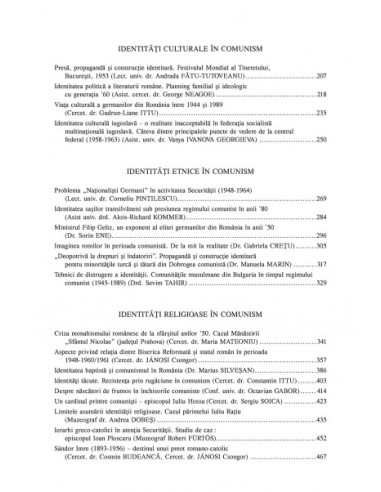 Identități sociale, culturale, etnice...