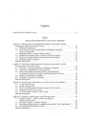 Educația timpurie. Probleme și soluții