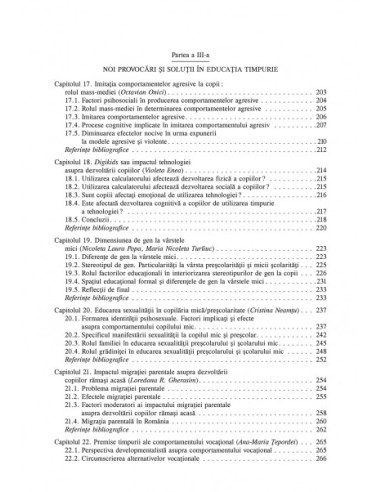 Educația timpurie. Probleme și soluții