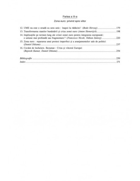 Criza zonei euro şi viitorul Europei