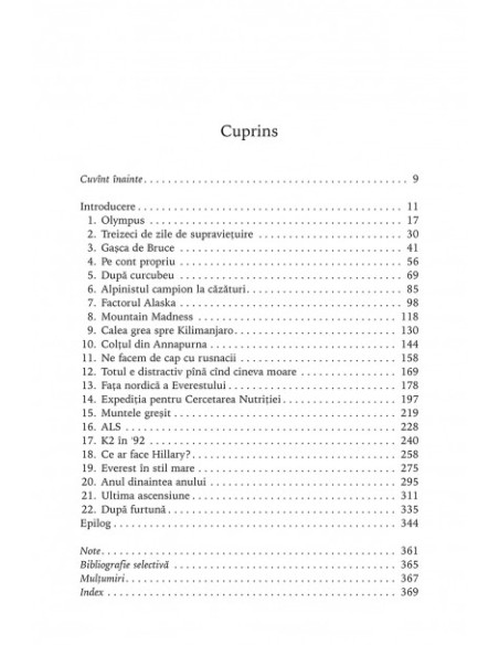 O viaţă trăită pe înălţimi